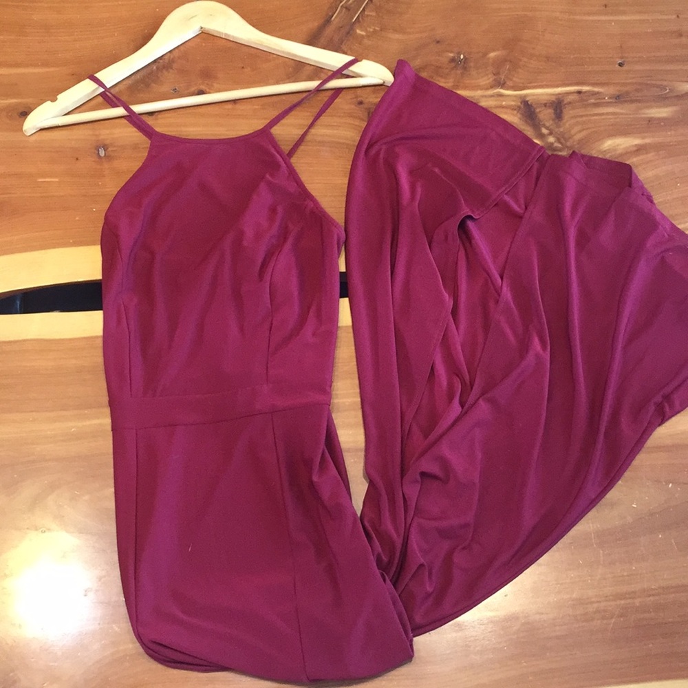 Maroon Mermaid Dress
